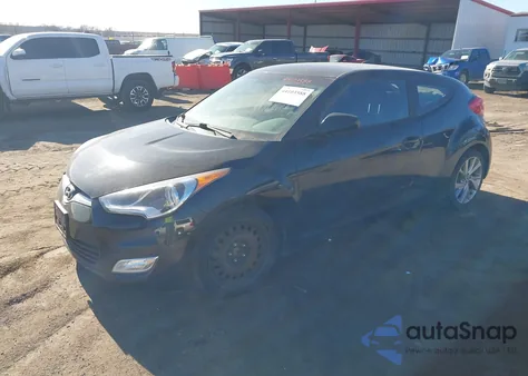 2017 Hyundai Veloster z USA, uszkodzony, nr VIN KMHTC6AD1HU316726